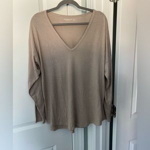 Abercrombie Tan Legging Tee Sz XL